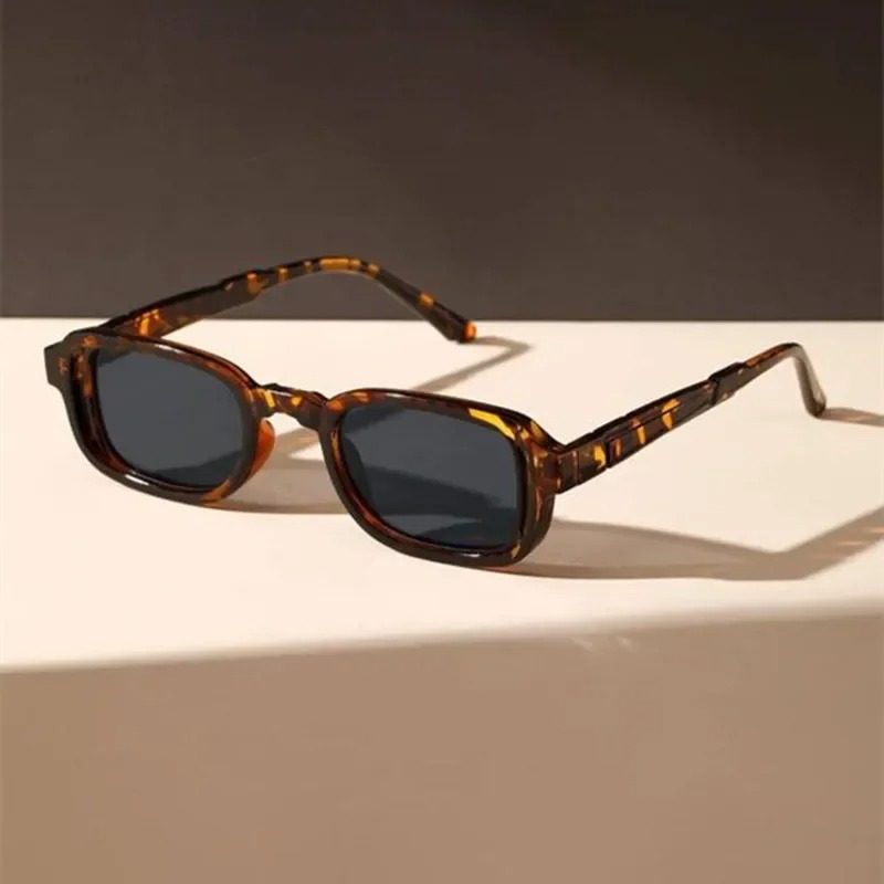 Vintage Fashion Designer - Luxurious Rectangle Sunglasses Women Oval Vintage