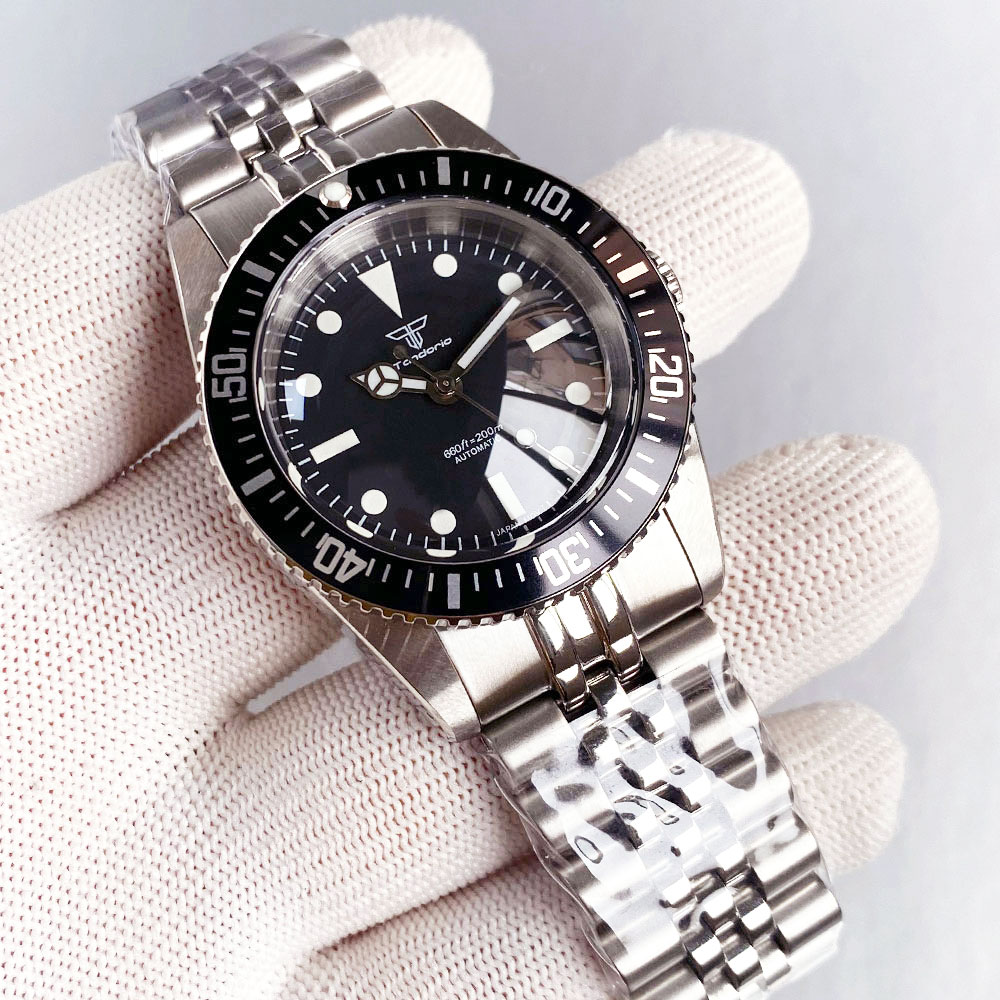 Vintage Fashion Complete - Tandorio Luminous Vintage 38mm Bubble Sapphire