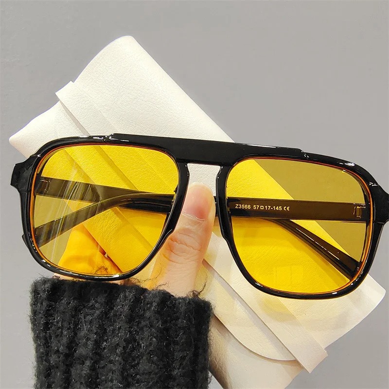 New Oversized Frame Sunglasses - Vintage Fashion Images ulasan dan harga