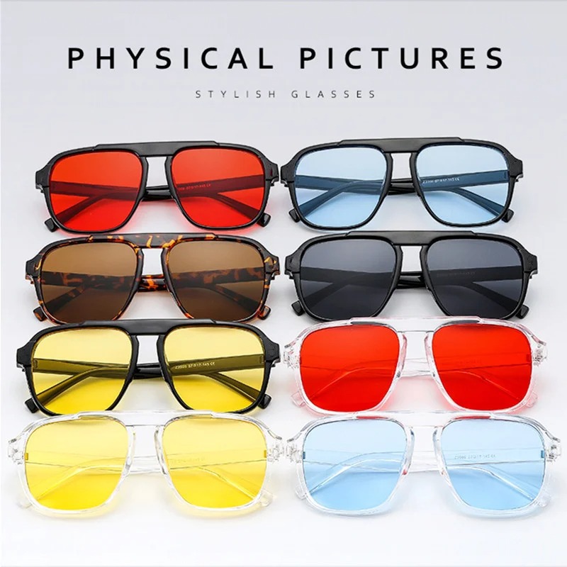 New Oversized Frame Sunglasses - Vintage Fashion Images ulasan dan harga