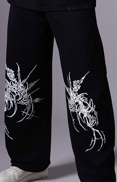 Men Printed Cotton Relaxed Fit - Retro Track Pant ulasan dan harga
