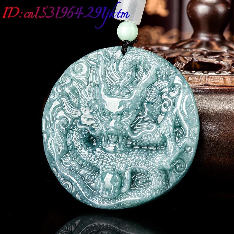 Burmese Jadeite Dragon Pendant - Vintage Fashion Jewelry Necklaces ulasan dan harga
