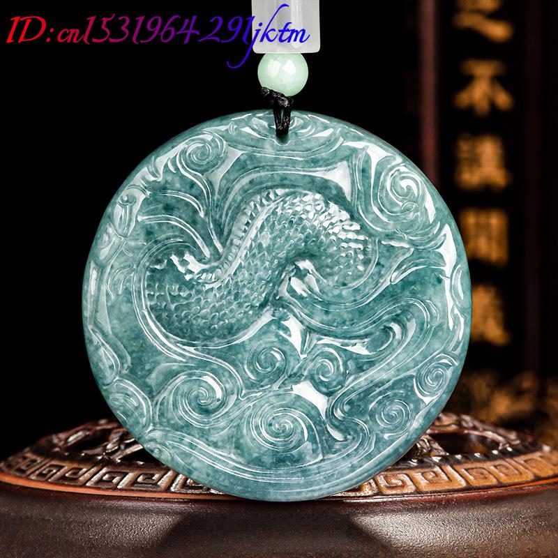Burmese Jadeite Dragon Pendant - Vintage Fashion Jewelry Necklaces ulasan dan harga