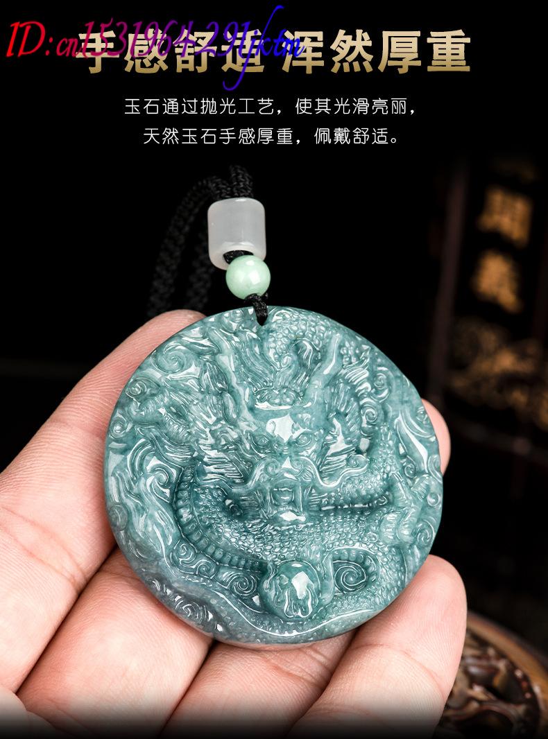 Burmese Jadeite Dragon Pendant - Vintage Fashion Jewelry Necklaces ulasan dan harga