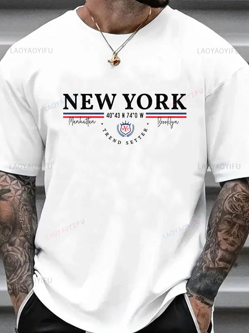 New York Letter Graphic Tee Un - Vintage Fashion New York ulasan dan harga