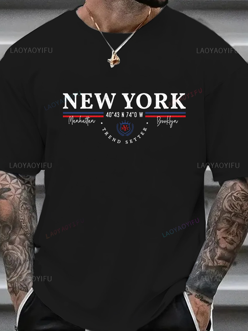 New York Letter Graphic Tee Un - Vintage Fashion New York ulasan dan harga