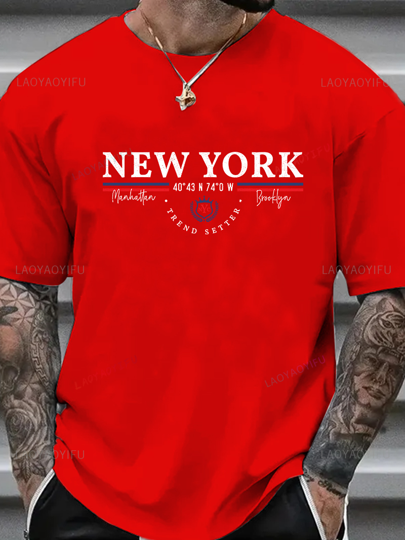 New York Letter Graphic Tee Un - Vintage Fashion New York ulasan dan harga