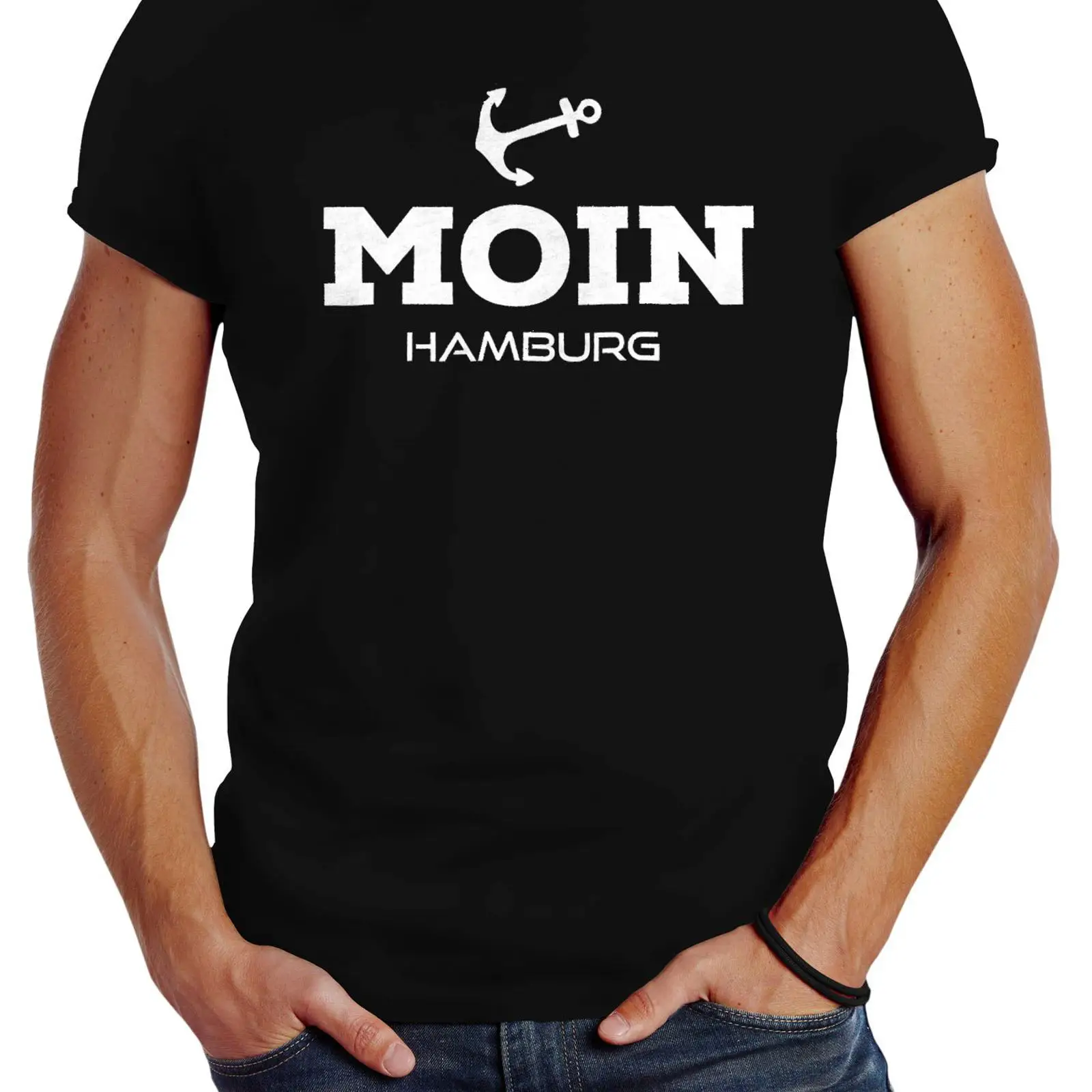 Neverless Men's T Shirt Moin H - Vintage Fashion Hamburg ulasan dan harga