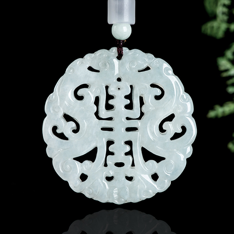 Burmese Jadeite Dragon Pendant - Vintage Fashion Jewelry Necklaces ulasan dan harga