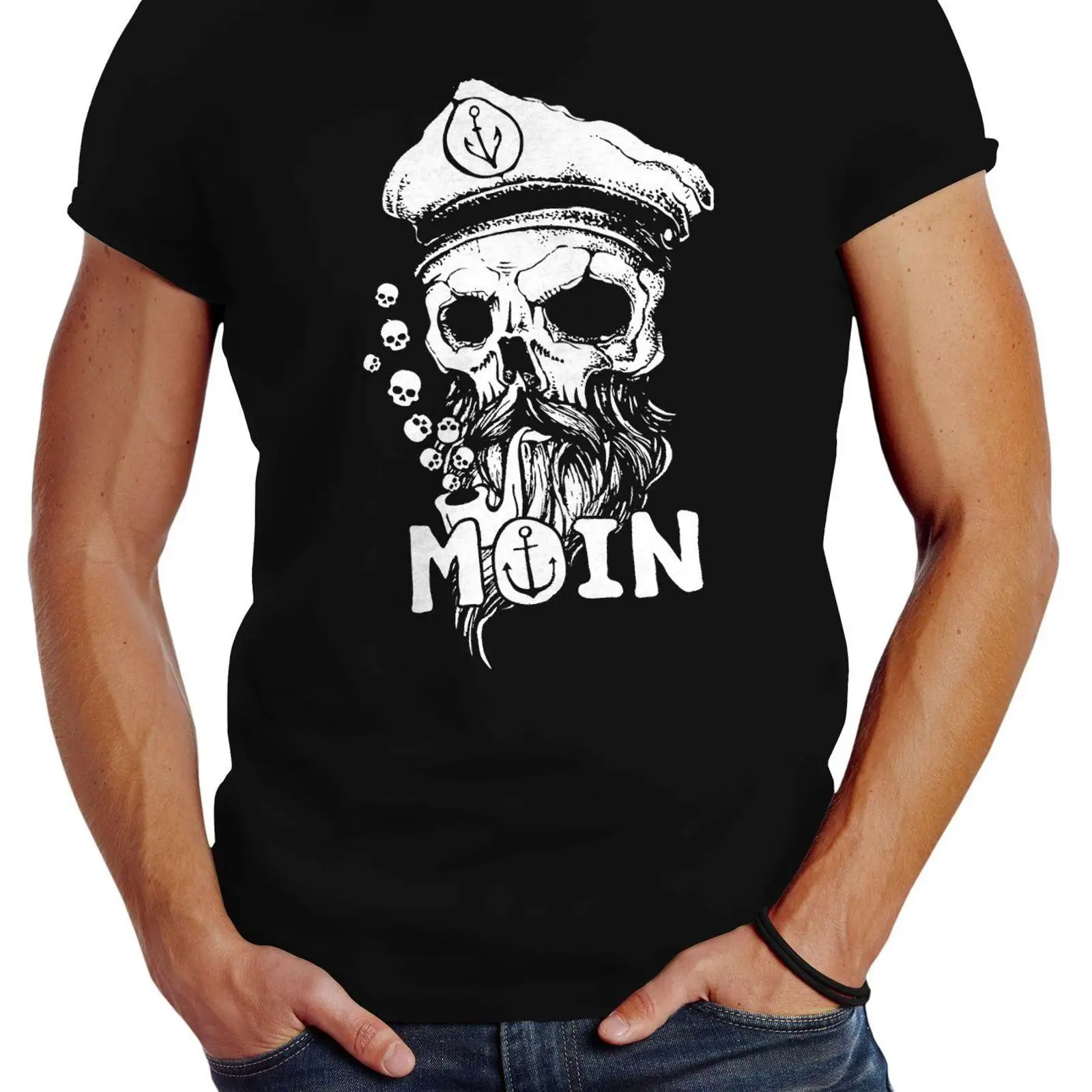 Neverless Print T Shirt Herren - Vintage Fashion Hamburg ulasan dan harga