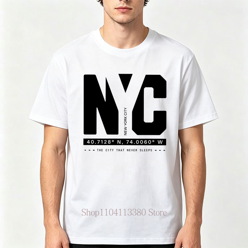Nyc Graphic Print T-shirts for - Vintage Fashion Nyc ulasan dan harga