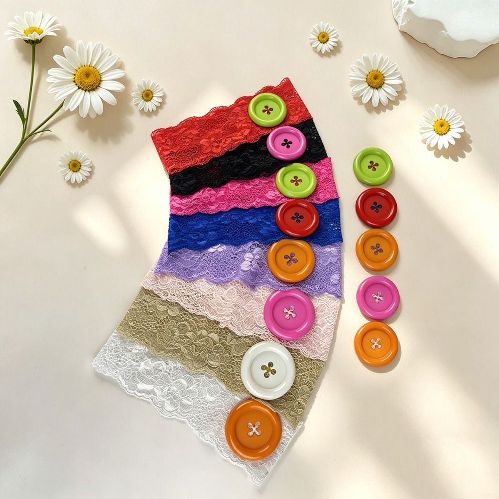 Fashion Plastic Lace Headband  - Vintage Fashion Show ulasan dan harga