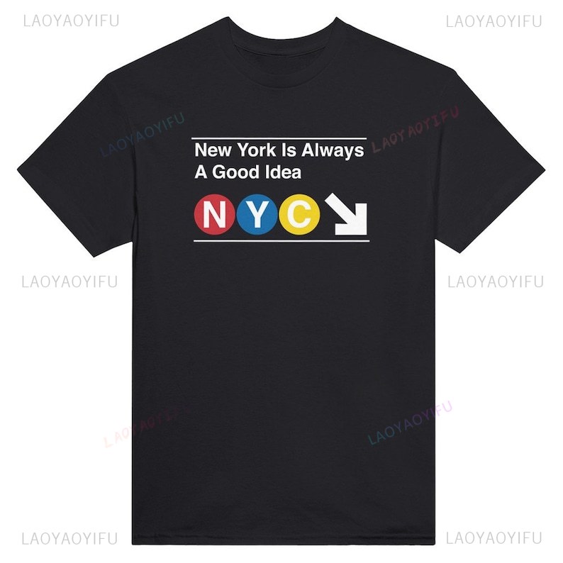 NYC Subway Sign Tshirt Unisex  - Vintage Fashion Nyc ulasan dan harga