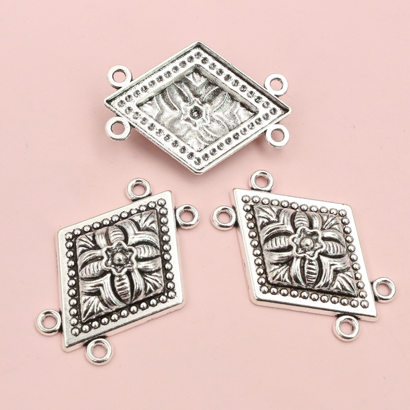 10pcs Antique Silver Color Vin - Vintage Fashion Jewelry Necklaces ulasan dan harga