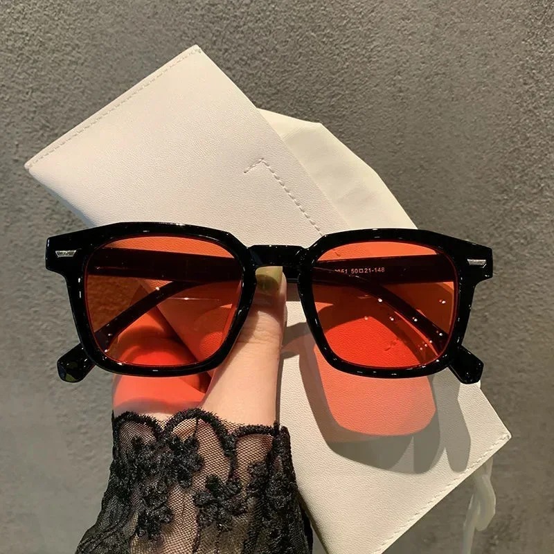 Men Rectangle Vintage Sunglass - Vintage Fashion Designer ulasan dan harga