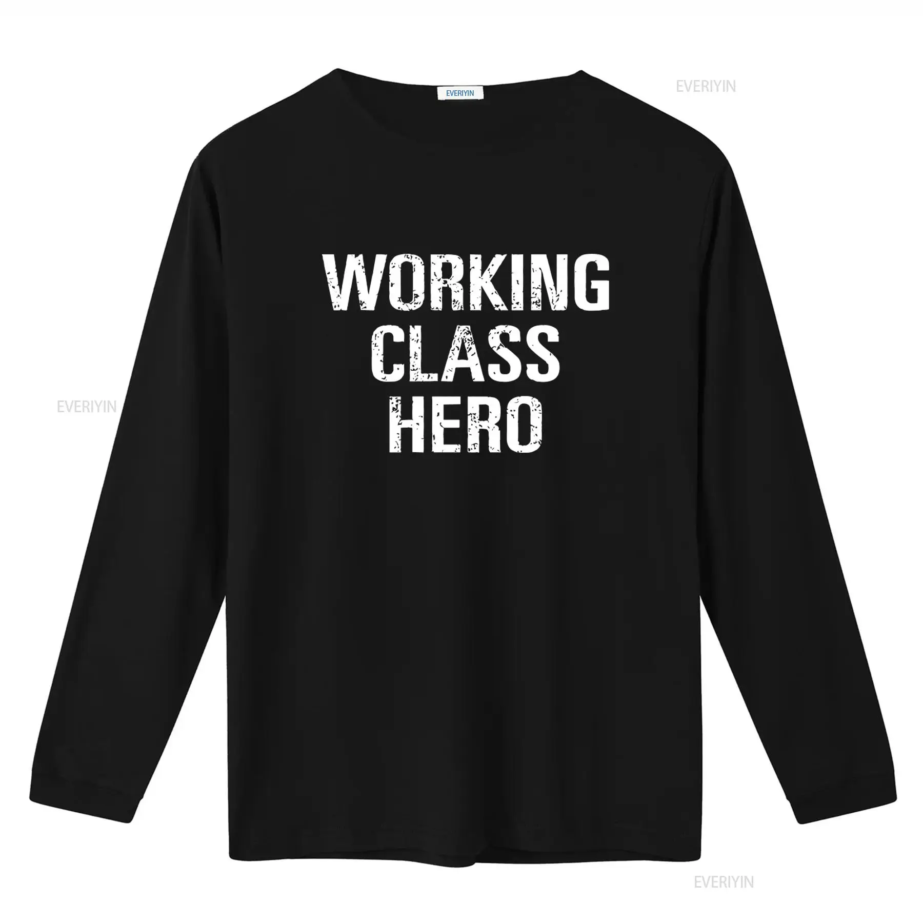 WORKING CLASS HERO Print T Shi - Vintage Fashion Nyc ulasan dan harga