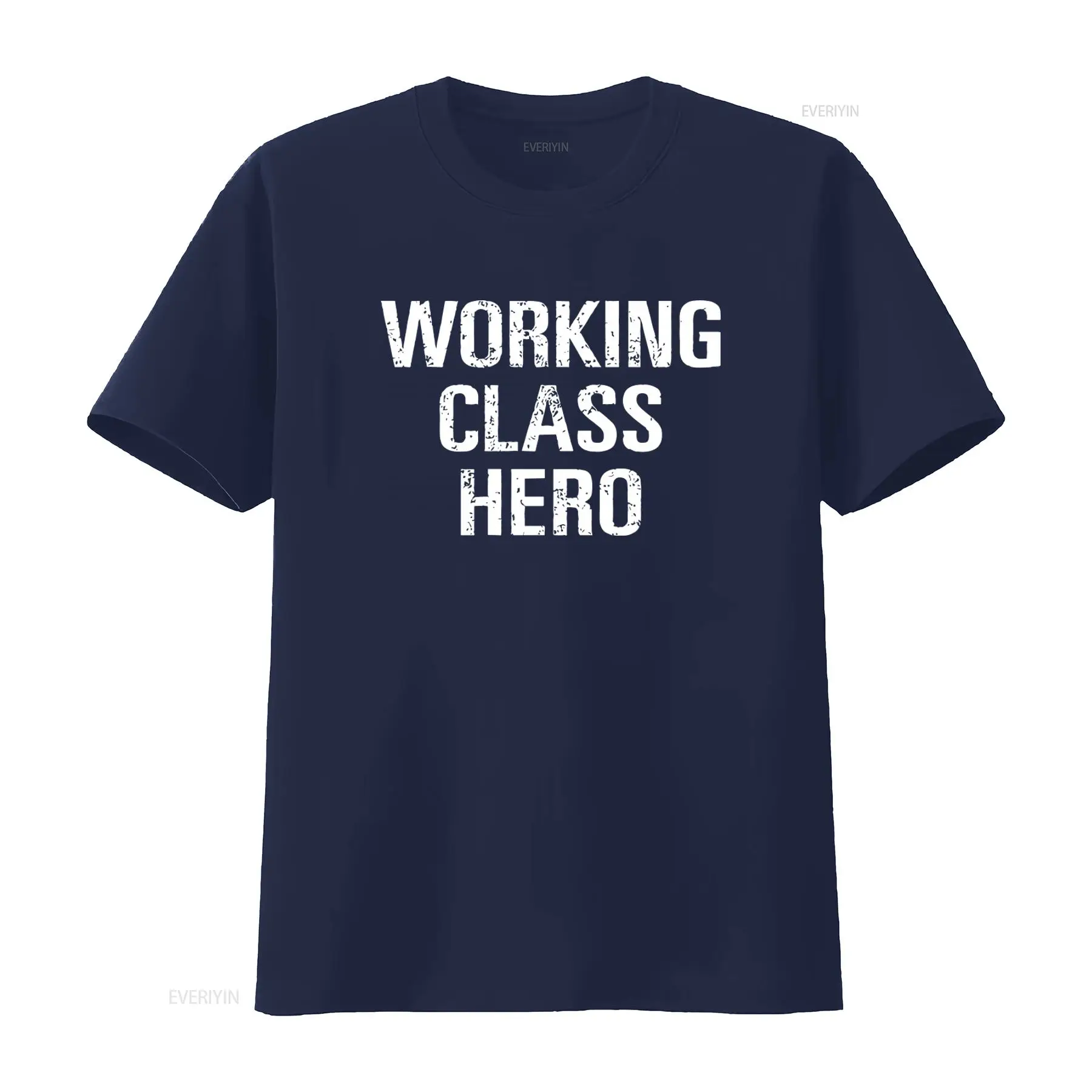 WORKING CLASS HERO Print T Shi - Vintage Fashion Nyc ulasan dan harga