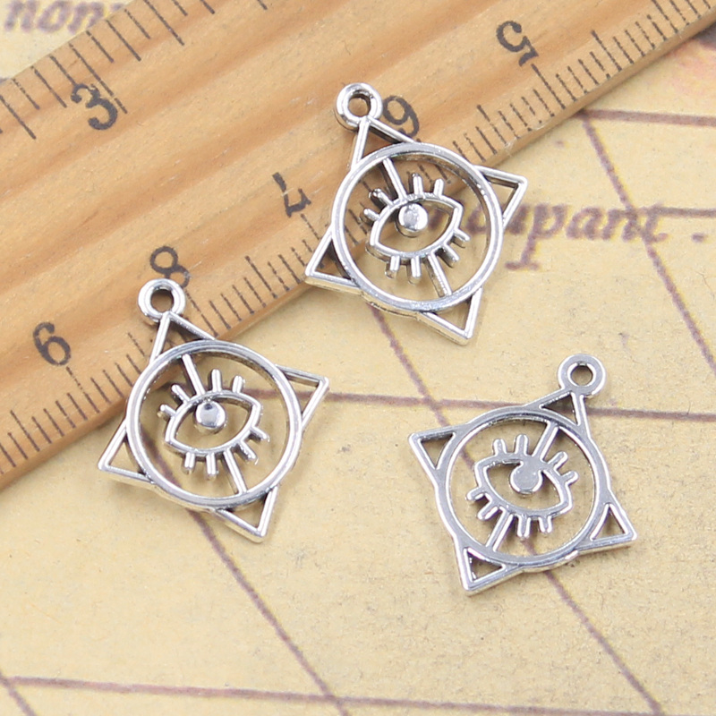 20pcs Charms Square Round Eye  - Vintage Fashion Finds ulasan dan harga