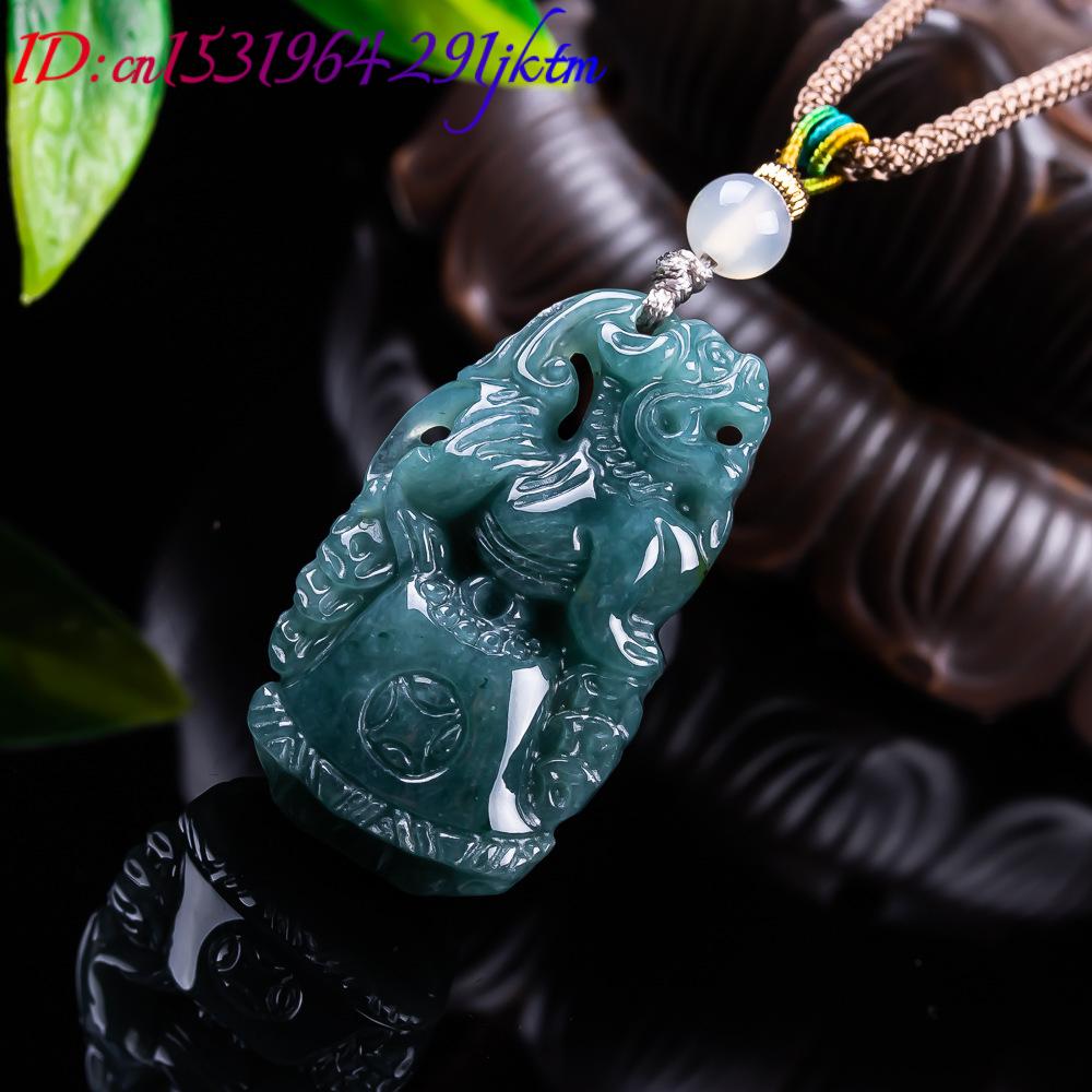 Burmese Jadeite Pixiu Pendant  - Vintage Fashion Designer ulasan dan harga
