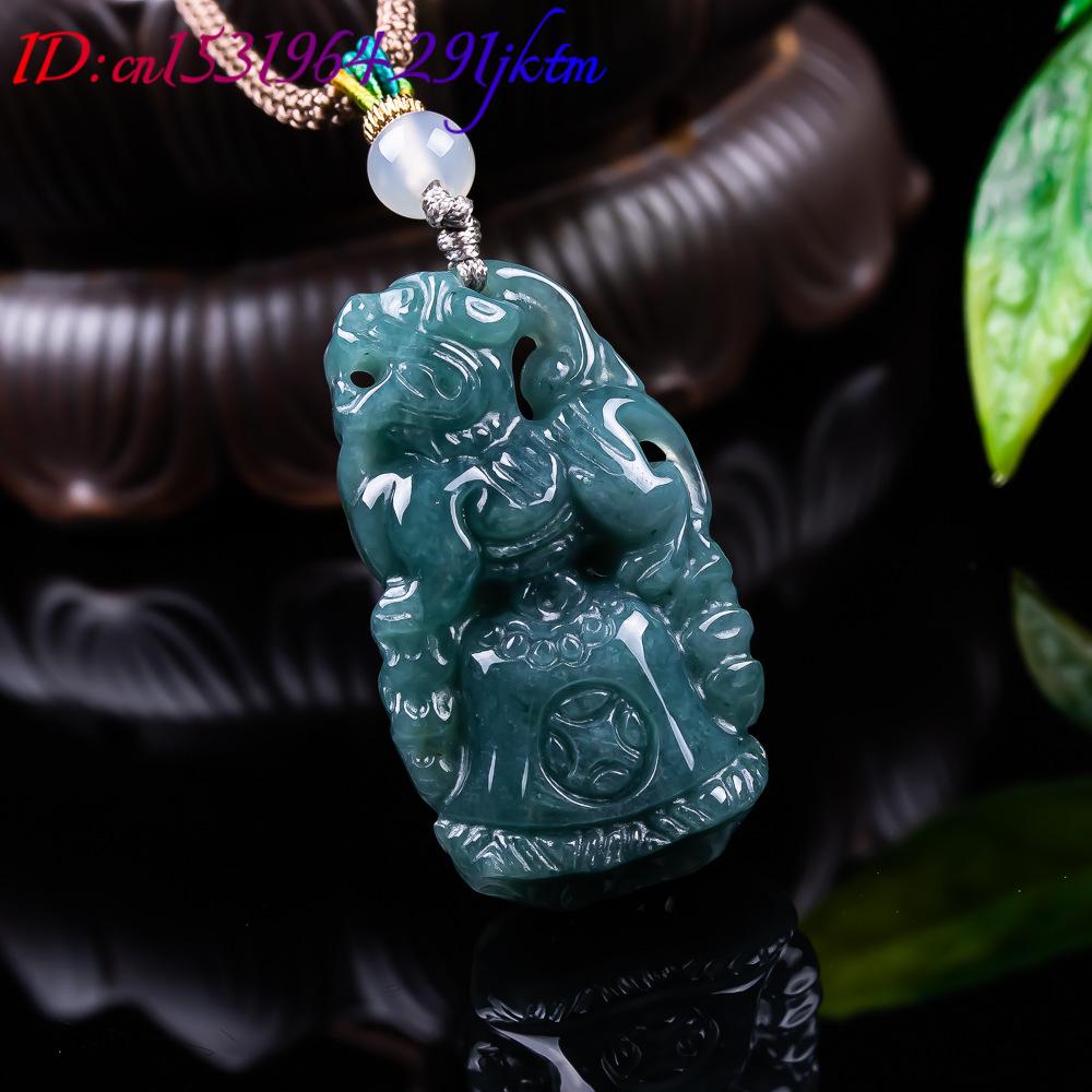 Burmese Jadeite Pixiu Pendant  - Vintage Fashion Designer ulasan dan harga