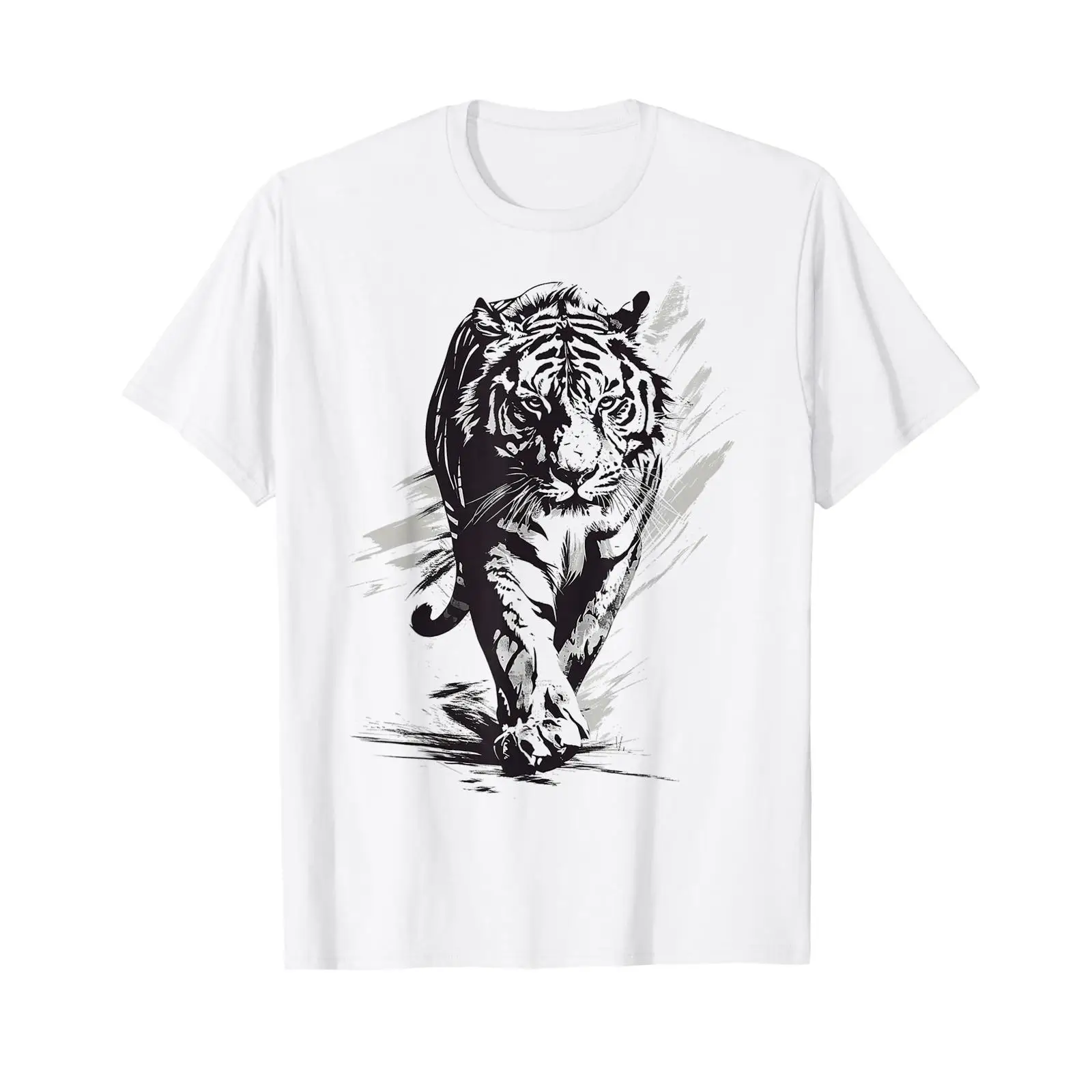 Tiger painting art animal abst - Vintage Fashion Drawings ulasan dan harga