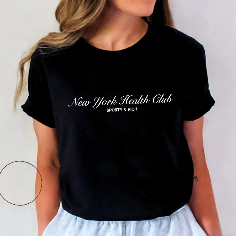 New York Letters Printing Wome - Vintage Fashion New York ulasan dan harga