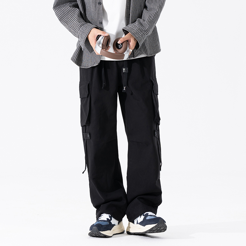 Multi-pocket Cargo Pants Men A - Retro Track Pant ulasan dan harga