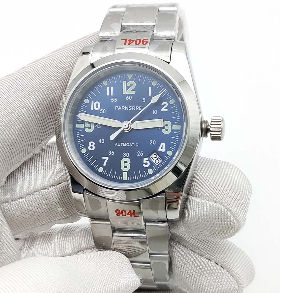 New 39mm Steel NH35 Automatic  - Vintage Fashion Complete ulasan dan harga