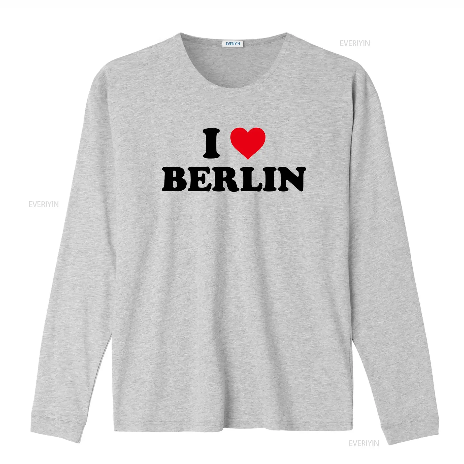 Stylish I Love Berlin T Shirt  - Vintage Fashion Berlin ulasan dan harga