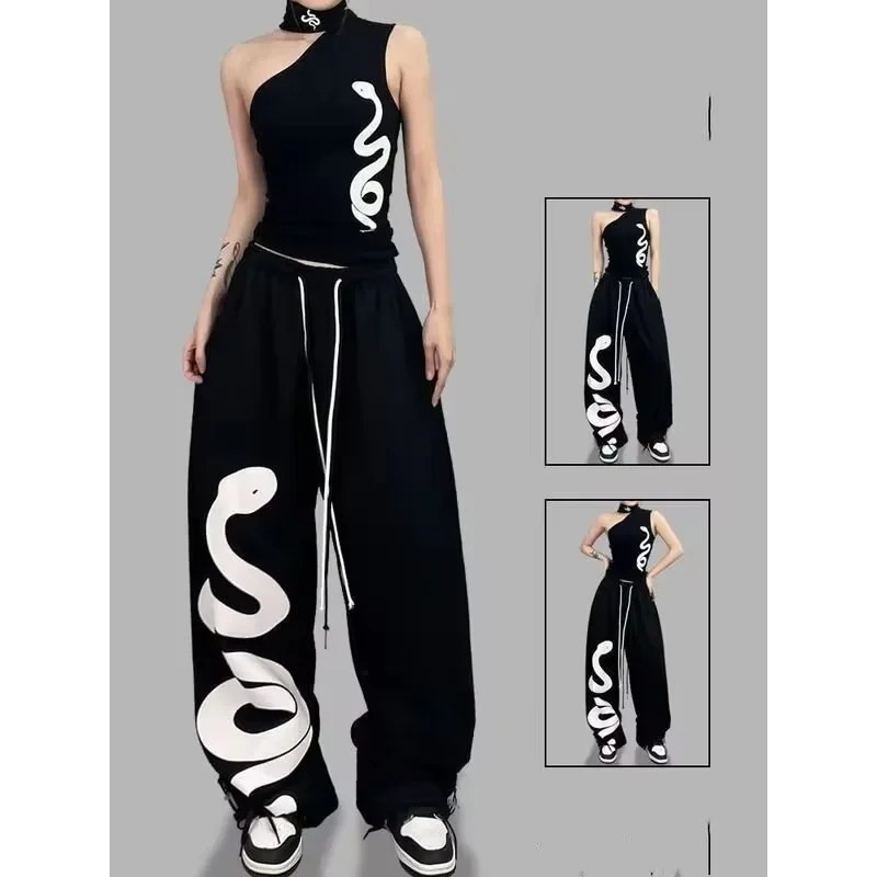 Retro Y2K Wide Leg Track Pants - Retro Track Pant ulasan dan harga