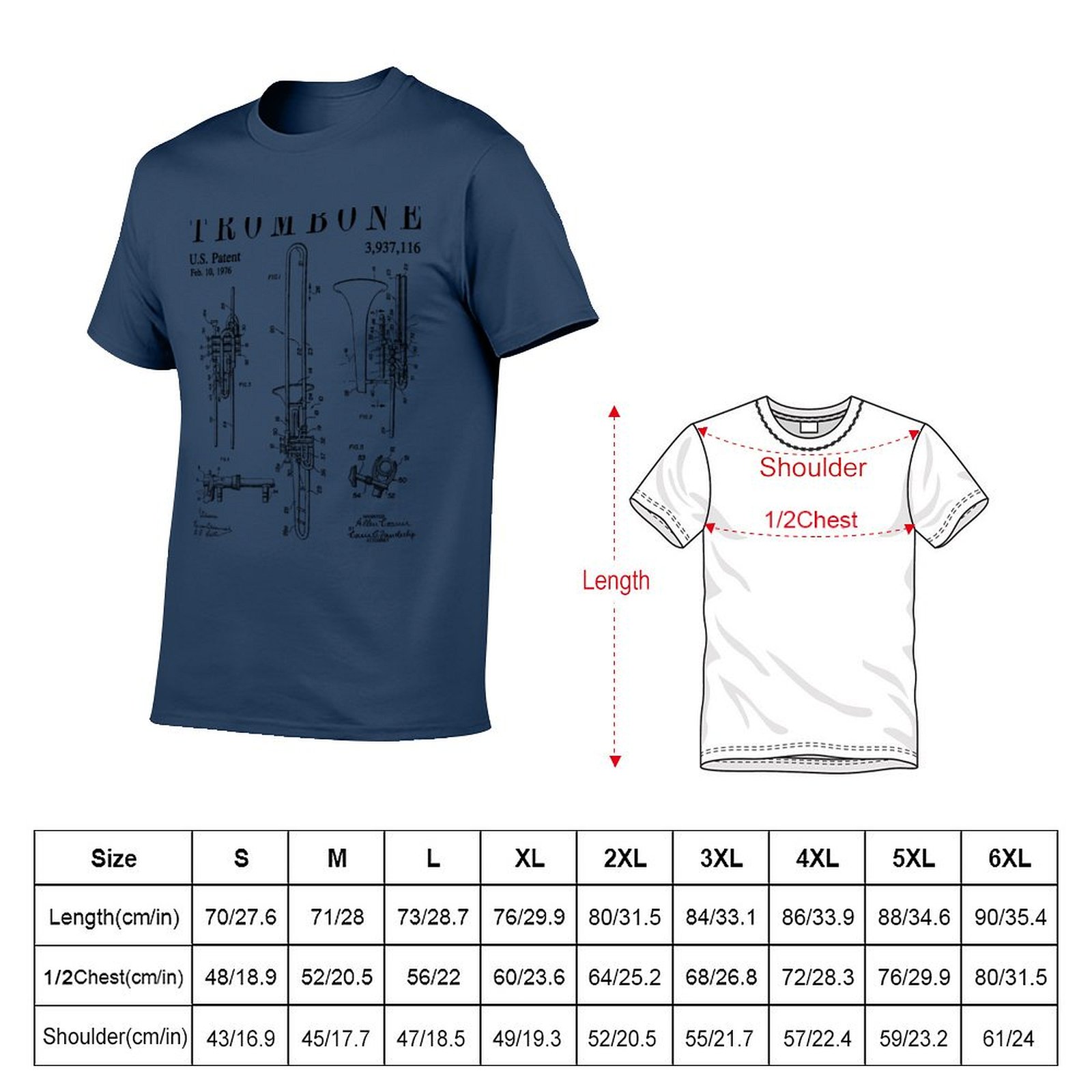 Trombone Old Vintage Patent Dr - Vintage Fashion Drawings ulasan dan harga