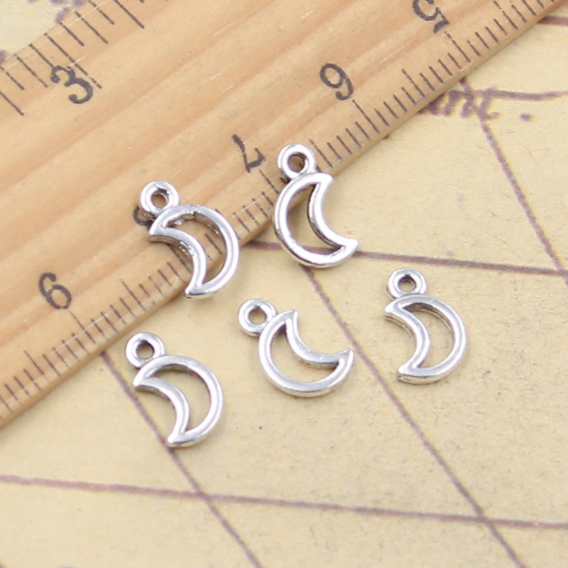 30pcs Charms Small Lovely Moon - Vintage Fashion Finds ulasan dan harga