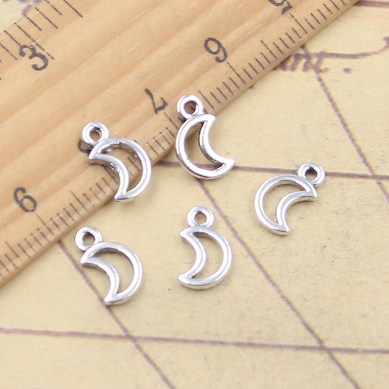 30pcs Charms Small Lovely Moon - Vintage Fashion Finds ulasan dan harga