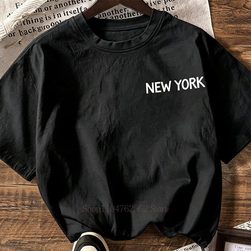 New York City Pattern Print T- - Vintage Fashion New York ulasan dan harga