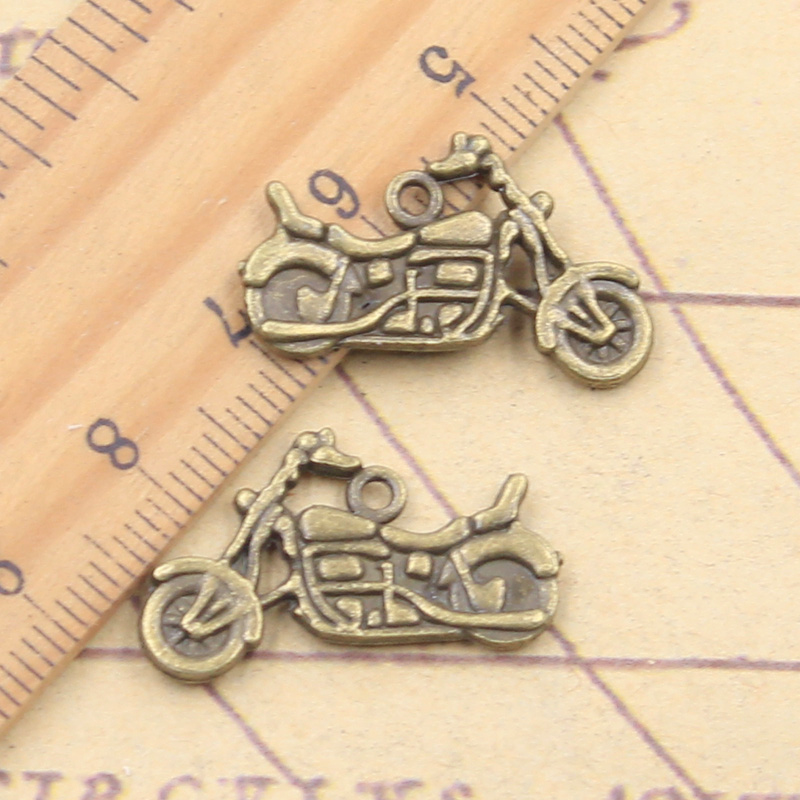 20pcs Charms motorcycle scoote - Vintage Fashion Finds ulasan dan harga