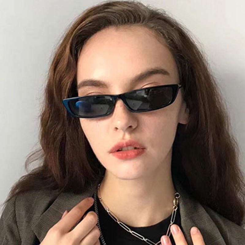 Small Rectangle Sunglasses Fas - Vintage Fashion Images ulasan dan harga