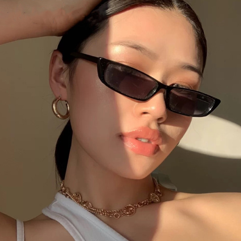 Small Rectangle Sunglasses Fas - Vintage Fashion Images ulasan dan harga