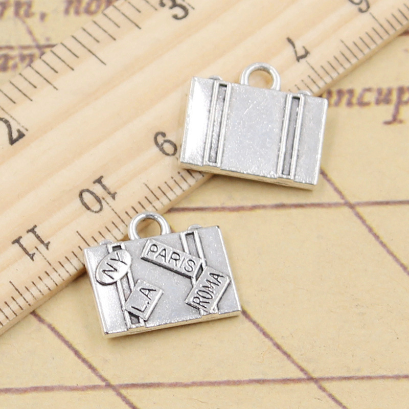 10pcs Charms Travel Bags New Y - Vintage Fashion New York ulasan dan harga