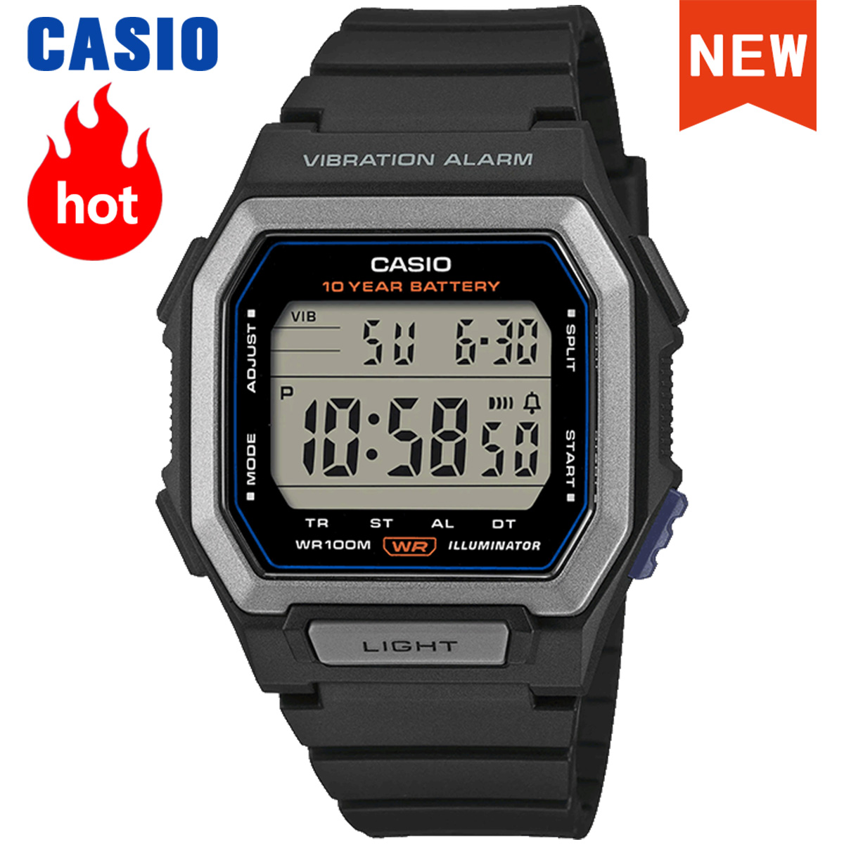 Casio Watch New 2026 Model W-7 - Vintage Fashion Complete ulasan dan harga