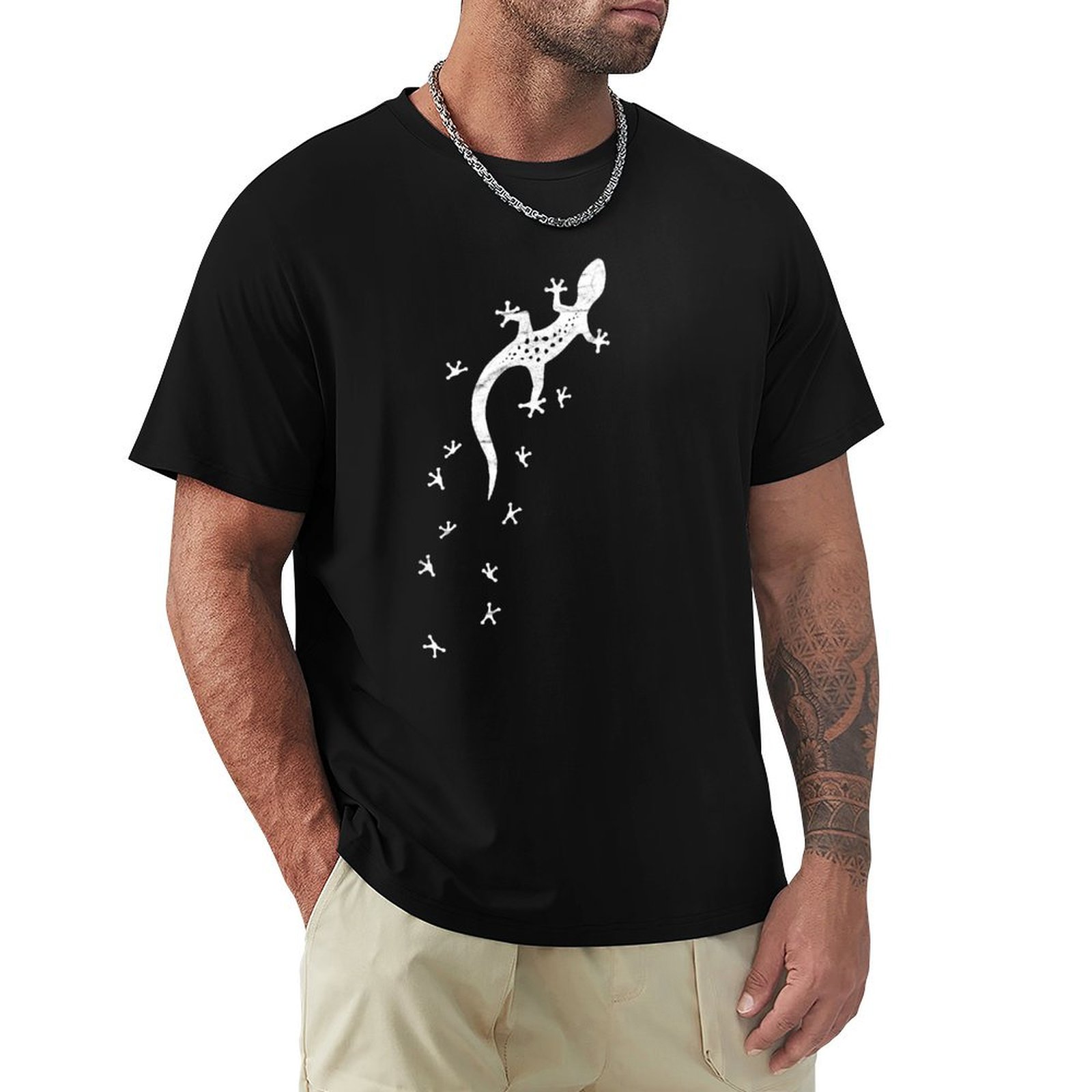 Retro Lizard Drawing With Trac - Vintage Fashion Drawings ulasan dan harga