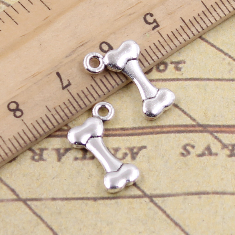 40pcs Charms Dog Bone 16x10mm  - Vintage Fashion Finds ulasan dan harga