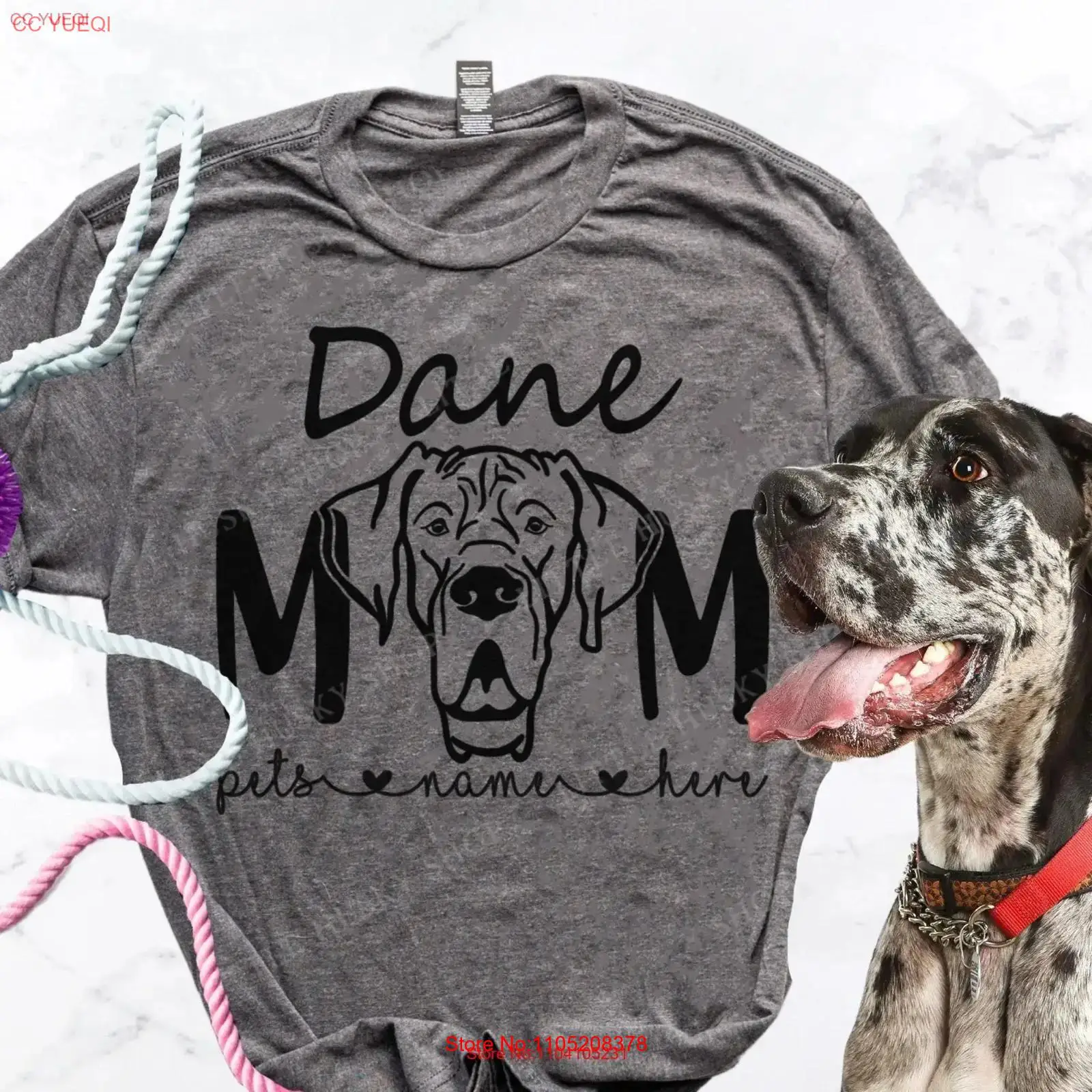 Dane Mom T Shirt with Great He - Vintage Fashion Drawings ulasan dan harga