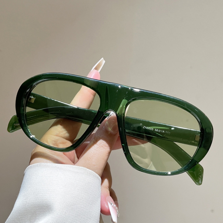 New Oversized Pilot Sunglasses - Vintage Fashion Images ulasan dan harga