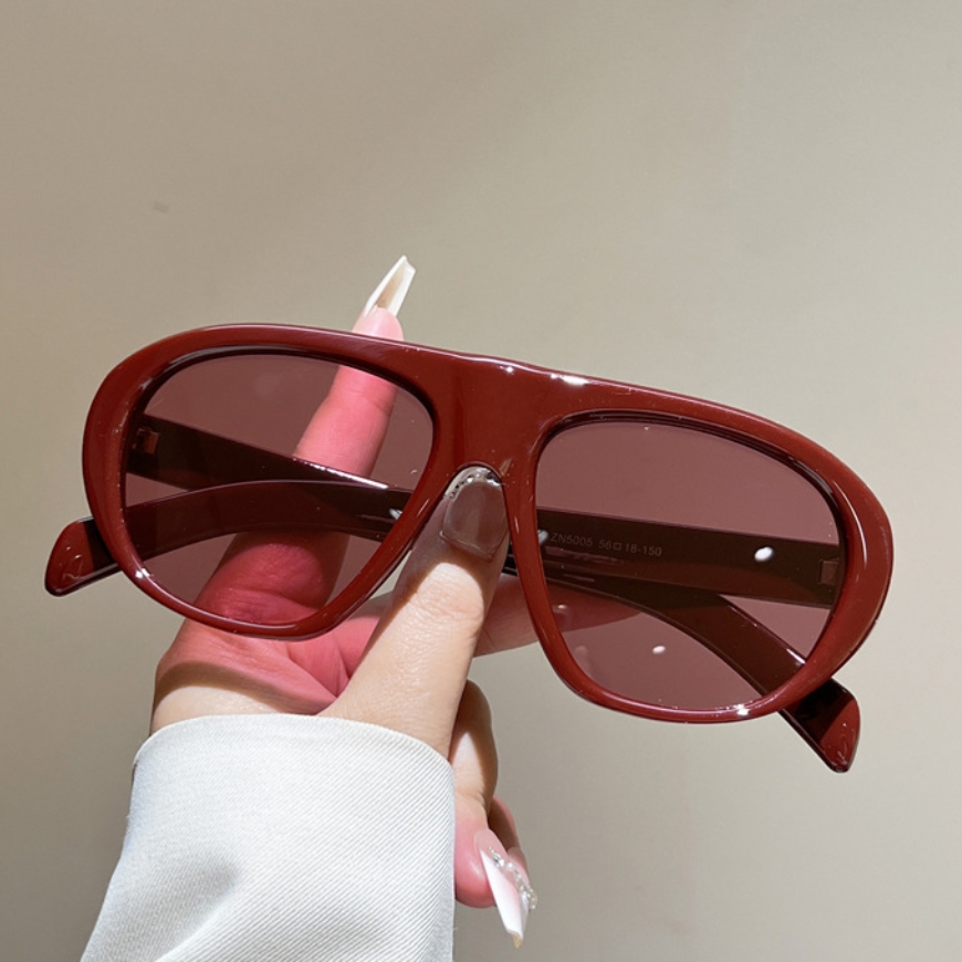 New Oversized Pilot Sunglasses - Vintage Fashion Images ulasan dan harga