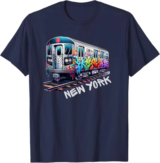 New York Train Graffiti Style  - Vintage Fashion Nyc ulasan dan harga