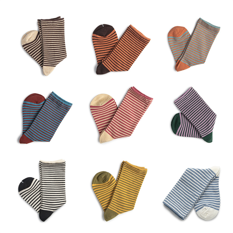 French Vintage Splicing Stripe - Vintage Fashion Show ulasan dan harga