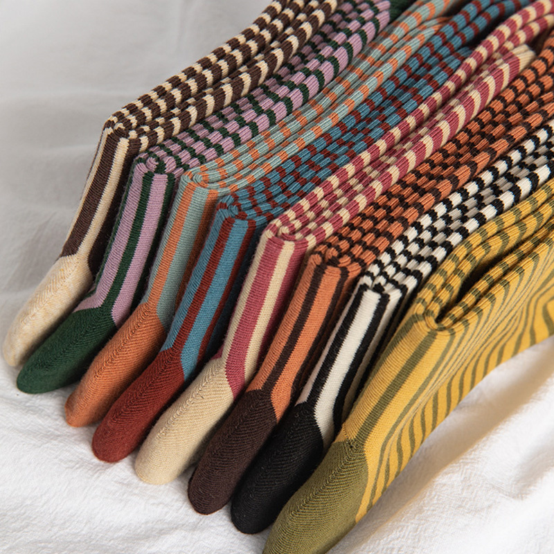 French Vintage Splicing Stripe - Vintage Fashion Show ulasan dan harga